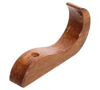 GALPADA Gancho de Bambú para Colgar en Pared, Diseño Minimalista y Estable, Adecuado para Baño y Entrada, Perchero Moderno y Elegante de Madera Marrón