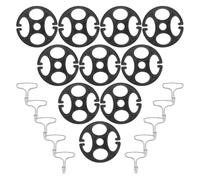 GALPADA Ganchos Metálicos para Fundas de Asientos de Coche Juego 20 Unidades Clips Negros Accesorios de Fijación Duraderos para Instalación Segura y Ajuste Estable en Interiores de