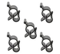 GALPADA Ganchos para Luces de Cadena Negros 5 Piezas, Mini Clips Plásticos Multifuncionales en Forma de S para Colgar en Toldos y Exteriores de Autocaravanas, Adecuado para Fiestas