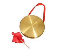 GALPADA Gong Chino de Cobre de Instrumento de Percusión con Sonido Potente y Profundo para Actuaciones y Decoración