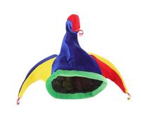 GALPADA Gorro Bufón 4 Piezas Sombrero Bombín De Brincar Cosa Gorro Bufon Sombrero De Bufón De Puntas Gorras De Hombre Halloween Decoracion Sombrero De Carnaval Sombrero De Gorro Bufones Niños