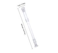 GALPADA Grabadora G Do Abs Transparente Instrumento de Viento Profesional para Principiantes con Varilla Limpiadora y Manual Inglés