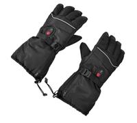 GALPADA Guantes Calefactables Eléctricos de Esquí para Hombre, Negro | Chinlon, Control Térmico Independiente, Diseño de Dedos Flexibles, 4.8-6v 5w, Montañismo