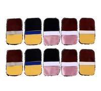 GALPADA Guantes para Limpiar Zapatos de Felpa Negro, Herramienta Pequeña y Conveniente para Pulir Cuero, Paquete de 10 Piezas Adecuado para Cuidado Manual Color Aleatorio Varios estilos