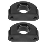 GALPADA Guía de Polea de Kayak de Nailon Negro 2 Piezas para Cable | Instalación Simple y Reemplazo Fácil, Uso Marino en Barcos y Canoas, Rodamiento Suave del Alambre