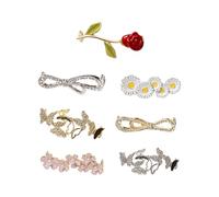 GALPADA Hebillas de Zapato Joya y Clips Elegantes para Zapatos de Aleación, Diseño Liviano y Versátil para Mujer, Adecuado para Bodas y Uso Diario
