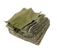 GALPADA Hojas de Loto Secas Cuadradas 20x20 Cm 100 Unidades para Envolver y Decorar Sushi, Dim Sum y Platos Asiáticos, Forro Natural para Servir y Presentación en Buffet, Envoltorios