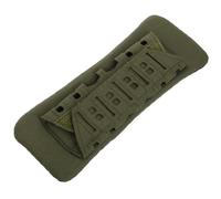 GALPADA Hombreras Acolchadas Antideslizantes para Correa de Mochila, Cojín de Silicona Verde para Hombro, Amortiguador de Presión Ligero para Senderismo, Caza y Camping al Aire Libre