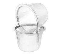 GALPADA Infusor de Té de Acero Inoxidable Malla Fina, Colador Reutilizable 6.5 CM, Pack de 2 Unidades, Filtro para Preparar Té Suelto en Teteras y Hervidores