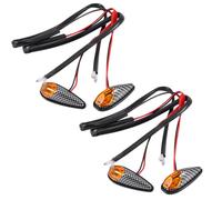 GALPADA Intermitentes LED Luz de Señal de Seguridad 2piezas para Motocicleta Color Amarillo Material Abs y Reemplazo Fácil para Uso Nocturno