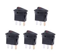 GALPADA Interruptor de Botón Pulsador LED Redondo Función de Reinicio, Diseño Resistente para Automóviles y Motocicletas, Fácil Instalación y Alta Durabilidad Color Color Aleatorio