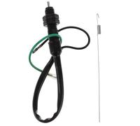 GALPADA Interruptor de Freno Trasero Resorte y 2 Cables para Vehículos de Playa y Atv, Material Combinado de Goma y Metal, Instalación Rápida para Motos y Scooters
