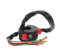 GALPADA Interruptor Manillar Motocicleta Multifunción Faros Bajos y Altos Botón Arranque y Parada Compatible con Atv Moto de Cross y Scooter Control para Manillar