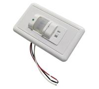GALPADA Interruptor Sensor Infrarrojo Ajustable para Pared Controlador de Luz Práctico para Interiores Compatible con Lámparas LED y Fluorescentes Montaje Empotrado Estándar US Uso Hogar