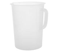 GALPADA Jarra Medidora y Procesamiento Mecánico de 5000 Ml con Diseño Ergonómico y Uso Versátil, Recipiente de Plástico Pp de Aceite Adecuado para Reparación Automotriz