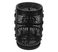 GALPADA Jaula Grande para Peces de Plástico Negro Diseño Innovador y Red Antiescape Redonda para Ríos y Estanques, Fácil de Instalar y Espaciosa