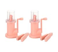 GALPADA Juego de 2 Mini Máquinas de Tejer con Carrete de Hilo, Compactas y Portátiles para Principiantes, Ideales para Tejer Pulseras y Collares en Manualidades DIY
