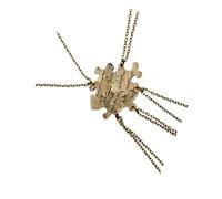 GALPADA Juego De 5 Piezas De Joyería Para Parejas Collar Bff 5 Rompecabezas Regalos Para Niñas Mejores Amigos Collar De Rompecabezas Regalos Para Niños Gargantilla Collares Para