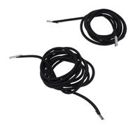 GALPADA Juego de 8 Cuerdas Elásticas de Látex Negro para Chaise Longue Buena Capacidad de Carga y Alta Elasticidad, Accesorios Ideales para Tumbonas y Sillas de Exterior