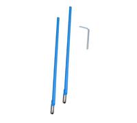 GALPADA Juego de Barras Superficie Lisa y Resistente de Refuerzo de Acero con Llave Inglesa Azul para Reemplazo de Alma Dañada para Guitarra Eléctrica