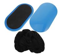 GALPADA Juego de Discos Deslizantes Ovalados para Fitness Diseño Ergonómico y Material Abs y Eva, Ideales para Rutinas de Gimnasio y Mejorar la Coordinación Corporal