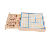 GALPADA Juego de Mesa Sudoku para Niños Educativo Tablero de Entrenamiento Lógico Diseño de Cajón Juguete Desarrollo 1