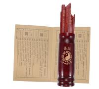 GALPADA Juego De Palos De Adivinación Chinos y Cubo De Adivinación con Libro para Adultos y Niños, Tamaño Pequeño, Palos De Madera Religiosa, Uso Hogar, Templo y Reuniones Familiares, Set Completo