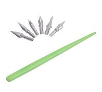 GALPADA Juego de Plumas de Caligrafía Inglesa Mango de Madera Puntas Múltiples para Dibujo y Lettering Suministros para Escritura Artística Adecuado para Estudiantes y Color Aleatorio