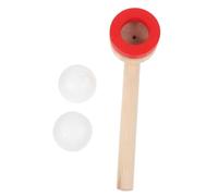GALPADA Juguete de Madera para Jugar y Soplar Bola Flotante Interactivo Educativo para Padres Hijos de Equilibrio y Coordinación Manual Divertido Accesorio para Actividades Familiares