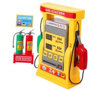 GALPADA Juguete Estación de Servicio DIY para Multifuncional con Pantalla Digital Doble Tarjeta Interactiva y Voz Proyecto Educativo para Desarrollo Manual y