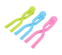 GALPADA Juguetes de Nieve para 3 Piezas Multicolor, Clips de Plástico Resistentes para Hacer Bolas de Nieve al Aire Libre, Herramienta Creativa para Juegos Infantiles en Invierno