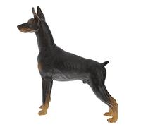 GALPADA Juguetes Modelo Doberman Falso estatuilla de dóberman Estatua de Perros estatuilla de Perro Cachorro Adorno de dóberman Perro de Juguete Figura de Juguete Doberman el plastico