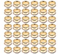 GALPADA Kit de 100 Ojales Metálicos Dorados de 6mm con Arandelas para Reforzar Lonas y Zapatos, Montaje Rápido y Desmontaje Fácil para Proyectos DIY