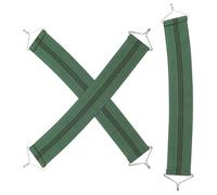 GALPADA Kit de 3 Correas de Refuerzo Elásticas para Sillas de Eslinga, Accesorios de Repuesto Verdes para Reparación y Fijación de Sillones de Patio, Compatibles para Exteriores y Jardín