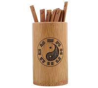 GALPADA Kit de Adivinación I Ching Cubo de Bambú y Palos Chinos para Predicciones Precisas, Diseño Tradicional y Educación Cultural en Casa y Oficina