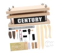 GALPADA Kit de Encuadernación de Libros de Madera Prensa Multifuncional para Proyectos de Bricolaje y Restauración de Libros Antiguos de Encuadernación Portátiles y Versátiles