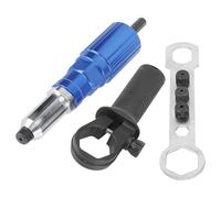 GALPADA Kit de Herramientas para Remaches Adaptador de Remachadora Eléctrica de Aleación de Aluminio y Plástico, Estable y Multipropósito para Ensamblaje de Muebles y Fabricación Mecánica