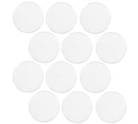 GALPADA Kit de Lentes Ópticas Convexas Transparentes de Acrílico 12 Piezas para Experimentos de Física y Enseñanza Escolar Fácil de Usar y Limpiar
