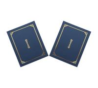GALPADA Kit de Papel para Recuerdos de Graduación 2piezas Carpetas para Documentos A4, Portadas de Documentos Diseño Elegante y Protección para Diplomas