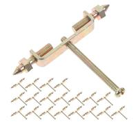 GALPADA Kit de Varillas de Reparación para Caja Eléctrica Tipo 86 Varilla de Soporte Versátil y Material Pvc Dorado para Reparaciones Profesionales y Bricolaje