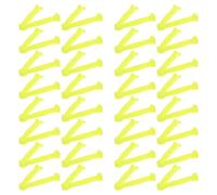GALPADA Kit Veterinario para Cuidado 100 Abrazaderas Desechables Tamaño Grande 5 Cm, Color Amarillo, Pinzas para Parto de Ganado y Animales de Granja para Cordón Umbilical de Lechones