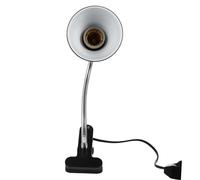 GALPADA Lámpara para Tortuga con Clip Antideslizante Ajustable Soporte de Lámpara de para Reptiles Cubierta de Luz de Boca Ancha para Secado y Termorregulación Compatible con Voltaje