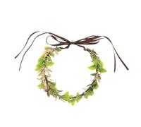 GALPADA Leaf Woodland Elf Crown Headband Lightweight Heart Shaped Floral Wreath For Mens Fantasy Cosplay And Renaissance Accessories