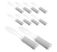 GALPADA Lima para Pies de Acero Inoxidable 10 Piezas Removedor de Callos y Piel Muerta para Talones Agrietados Exfoliante Profesional para Cuidado de Pies Casa Raspador Duradero