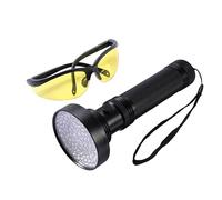GALPADA Linterna UV Portátil de Detección de Dinero y Manchas de Mascotas LED Luz para Identificación y Limpieza No Incluye Batería Linterna Gafas