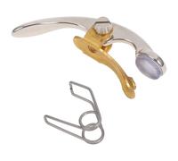 GALPADA Llave Watergate para Trompeta en Cobre y Silicona Plateada, Fácil de Reemplazar y Tamaño Pequeño, Accesorio Adecuado para Amantes Trompeta