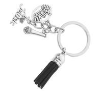 GALPADA Llavero de Instrumento Musical de Aleación, Llavero Musical Decorativo Compacto para Mujer, Adorno Colgante para Bolso, Obsequio Temático para Amantes Música