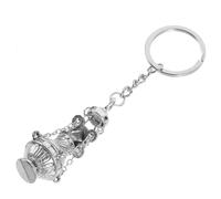 GALPADA Llavero de Metal Diseño Creativo en Forma de Quemador de Incienso, Adorno de Llave Delicado y Colgante Decorativo para Bolso Adecuado para Cumpleaños y Día de Acción de Gracias