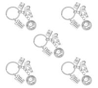 GALPADA Llaveros de Graduación 2026 5 Piezas Dijes de Aleación de Zinc Esmaltados Accesorios Decorativos para Bolsos y Llaves Regalos para Graduados y Fiestas de Clausura