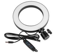 GALPADA Luz y Diseño en Plástico y Metal LED de Relleno Anular 2 Piezas con Modo de Iluminación Ajustable para Fotografía y Video
